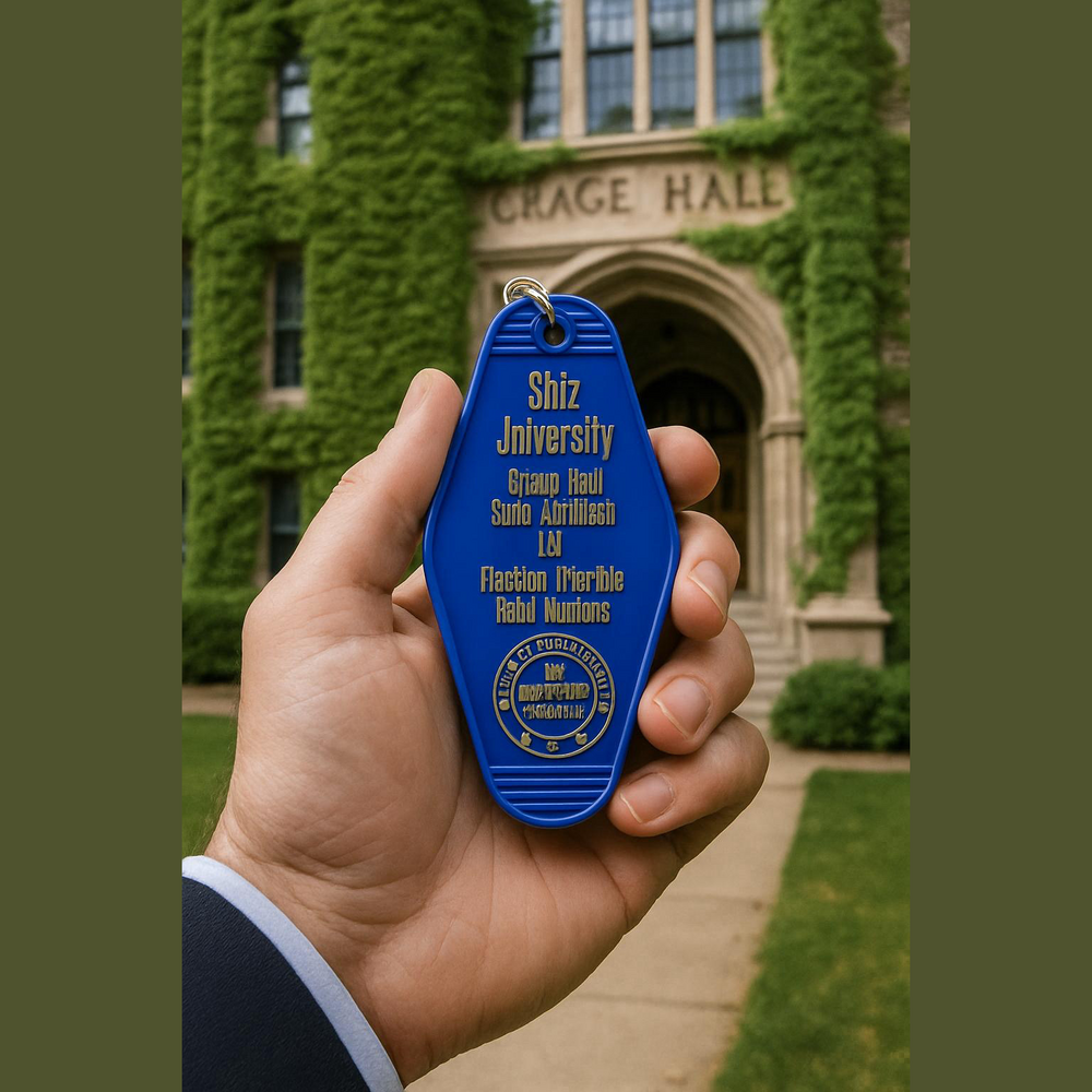 ($8) Wicked Shiz University Keychain